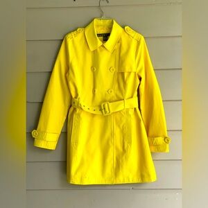 Kennth Cole Trench Coat Knee Length M